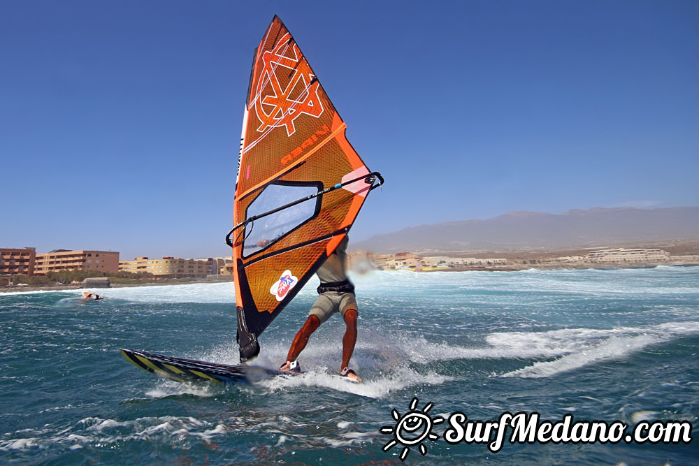  Wave windsurfing at El Cabezo in El Medano Tenerife 13-03-2017 Tenerife