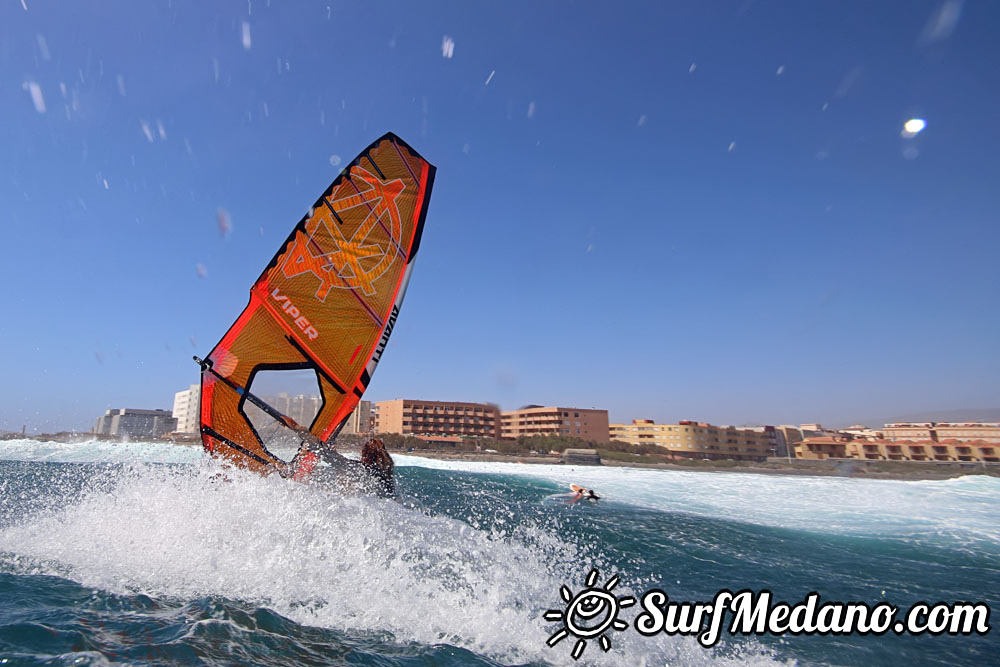  Wave windsurfing at El Cabezo in El Medano Tenerife 13-03-2017 Tenerife