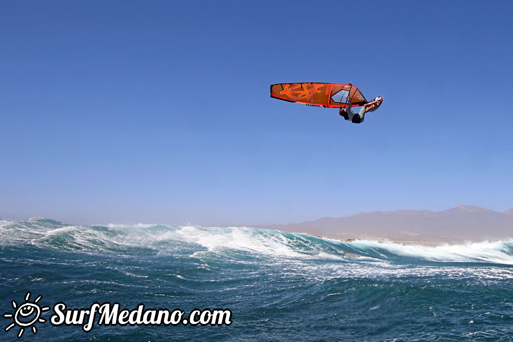  Wave windsurfing at El Cabezo in El Medano Tenerife 13-03-2017 Tenerife