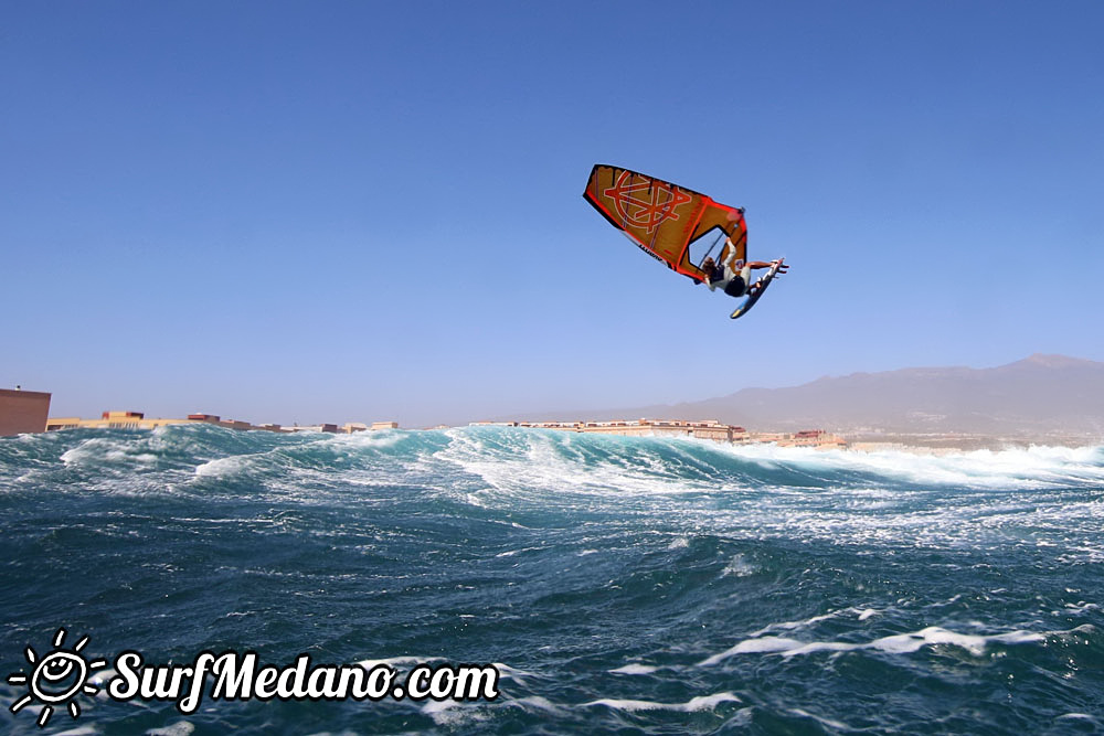  Wave windsurfing at El Cabezo in El Medano Tenerife 13-03-2017 Tenerife