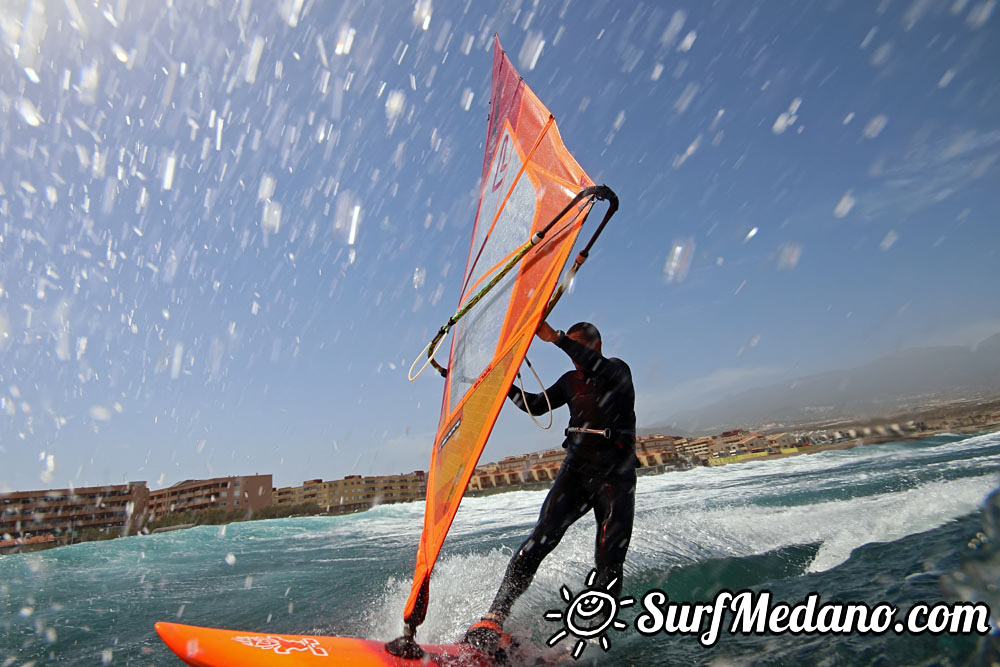  Windsurfing at El Cabezo in El Medano 31-03-2017 Tenerife