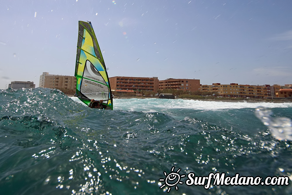  Windsurfing at El Cabezo in El Medano 31-03-2017 Tenerife