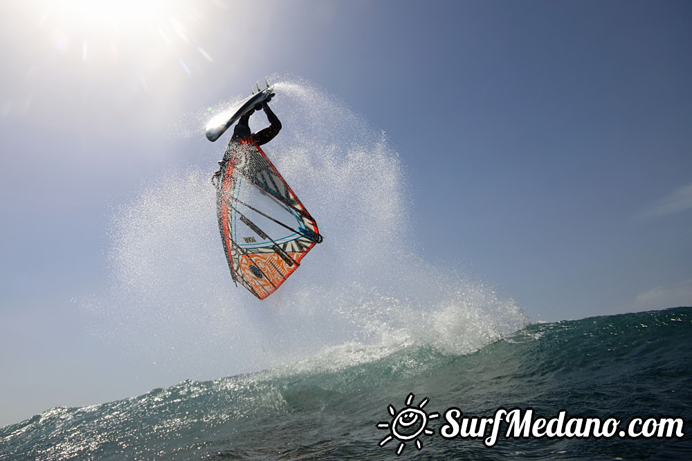  Windsurfing at El Cabezo in El Medano 31-03-2017 Tenerife