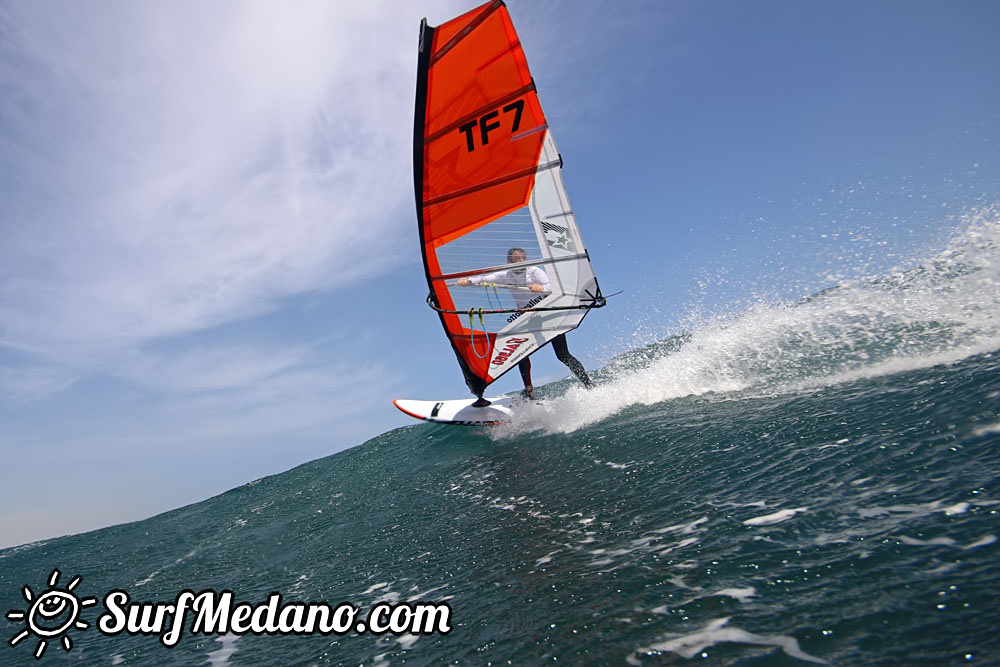  Windsurfing at El Cabezo in El Medano 31-03-2017 Tenerife