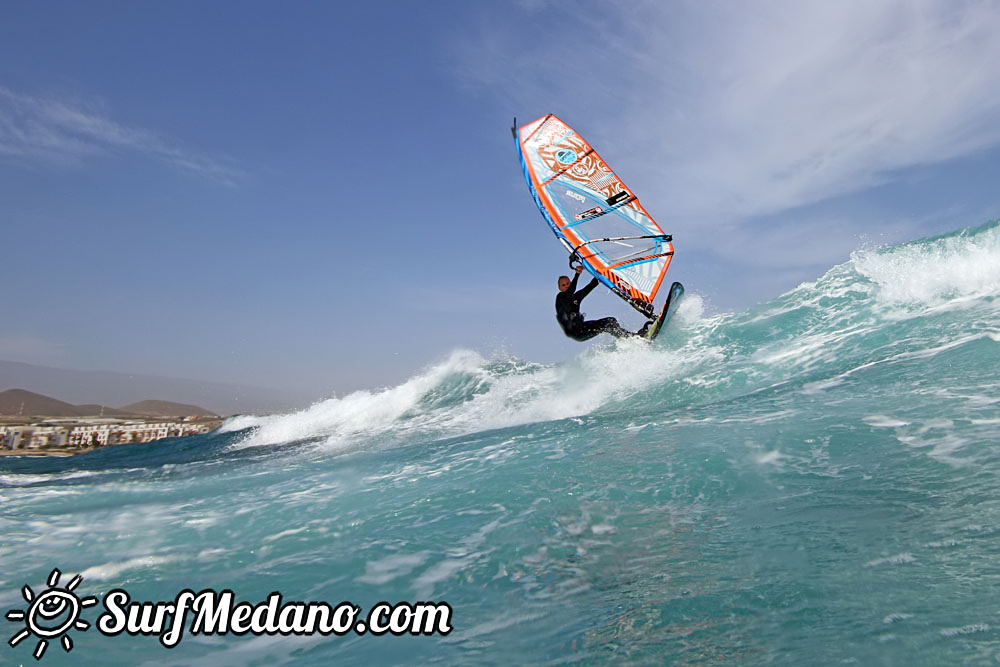  Windsurfing at El Cabezo in El Medano 31-03-2017 Tenerife