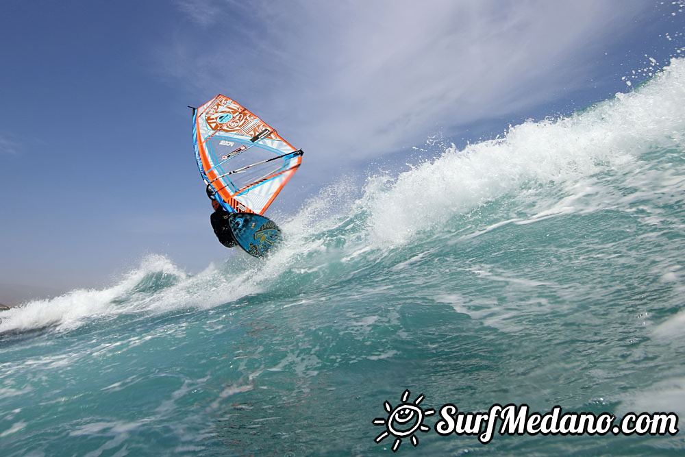  Windsurfing at El Cabezo in El Medano 31-03-2017 Tenerife