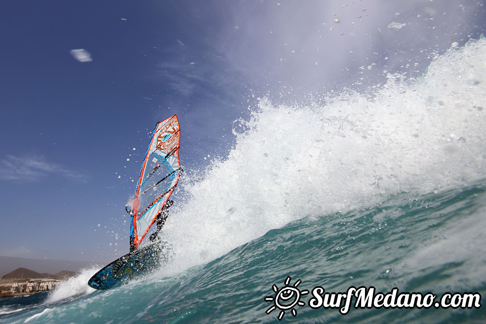  Windsurfing at El Cabezo in El Medano 31-03-2017 Tenerife