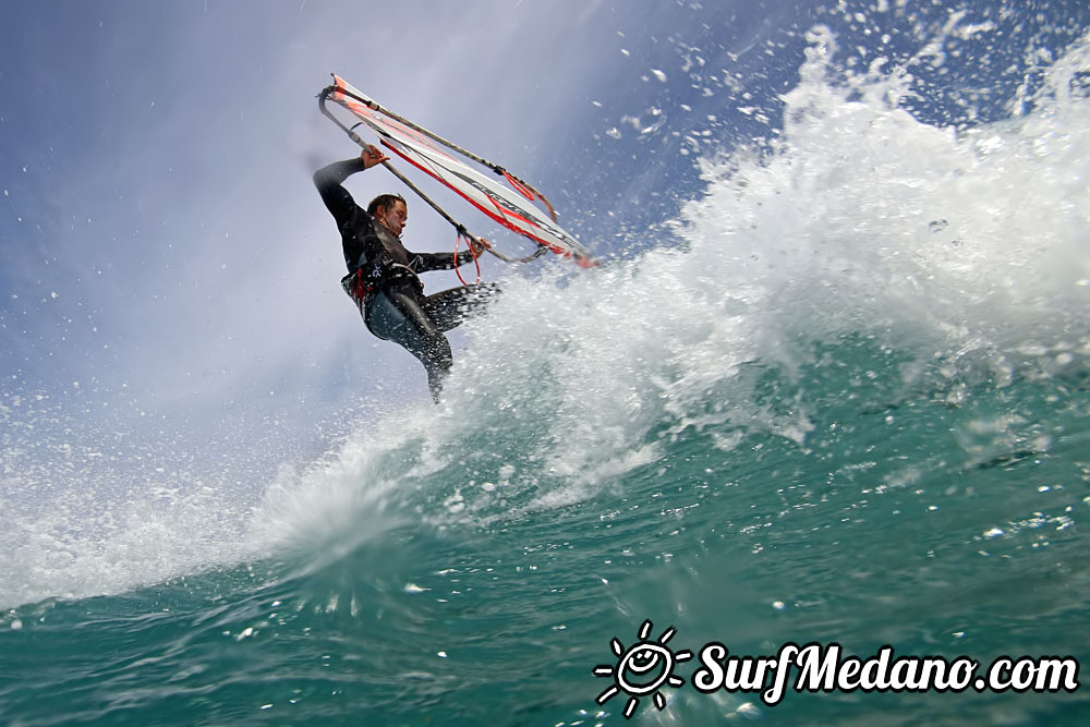  Windsurfing at El Cabezo in El Medano 31-03-2017 Tenerife