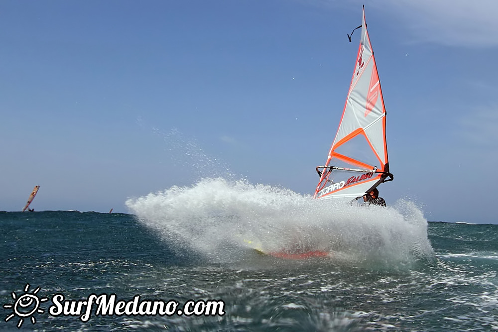  Windsurfing at El Cabezo in El Medano 31-03-2017 Tenerife