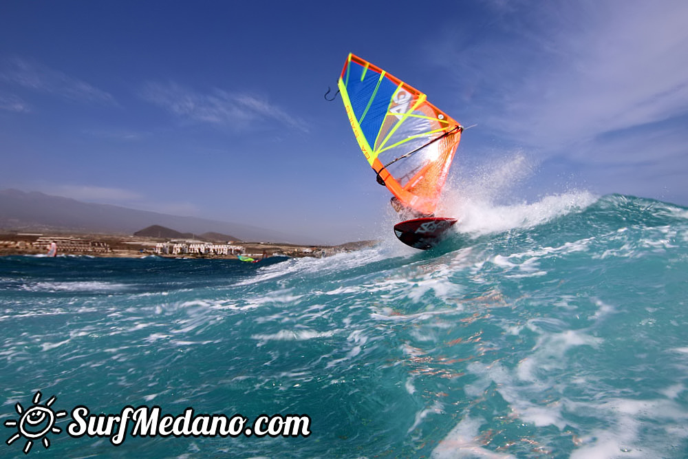  Windsurfing at El Cabezo in El Medano 31-03-2017 Tenerife