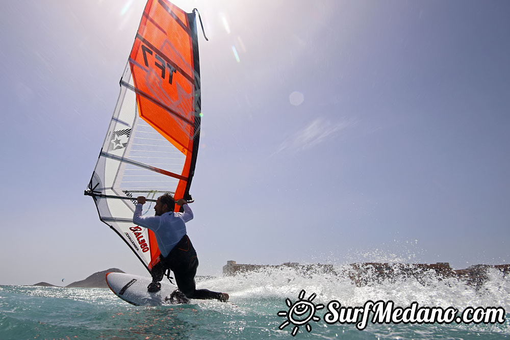  Windsurfing at El Cabezo in El Medano 31-03-2017 Tenerife