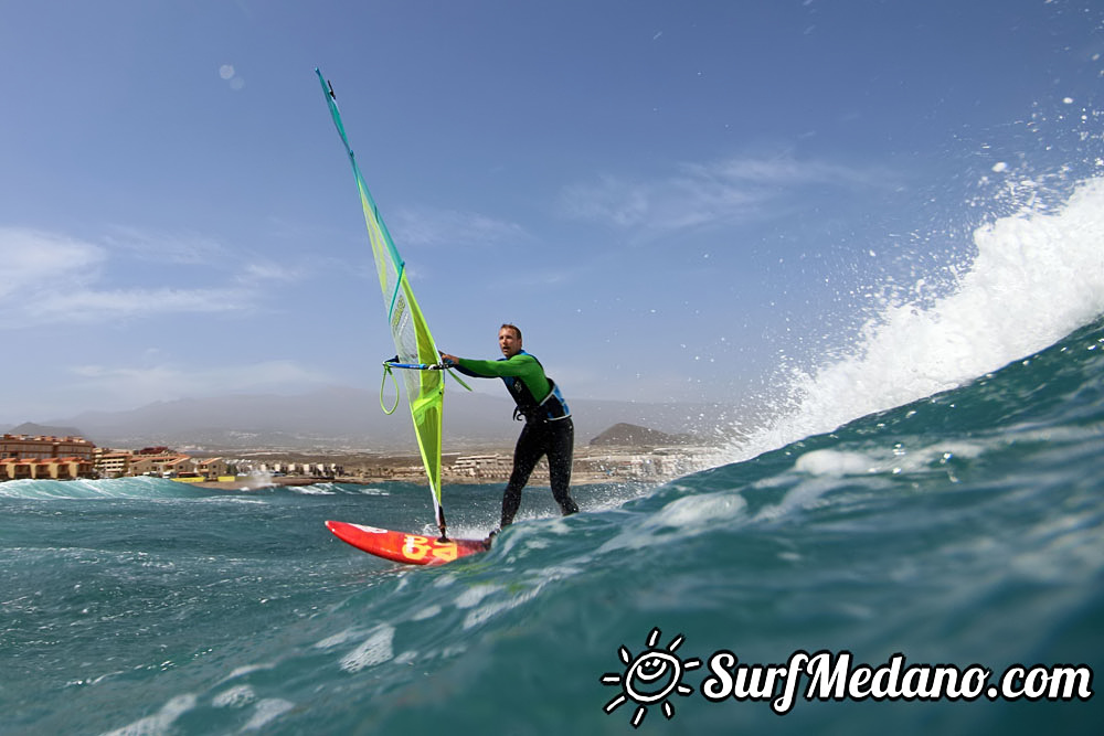  Windsurfing at El Cabezo in El Medano 31-03-2017 Tenerife