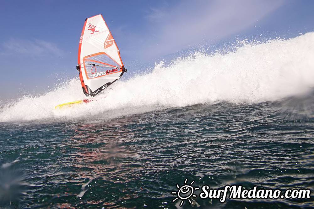  Windsurfing at El Cabezo in El Medano 31-03-2017 Tenerife