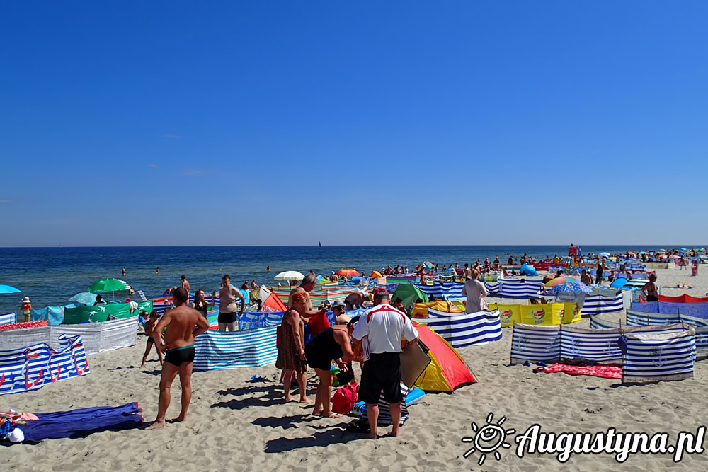 Upał na plaży, czyli 30-07-2017 w Jastarni na Helu