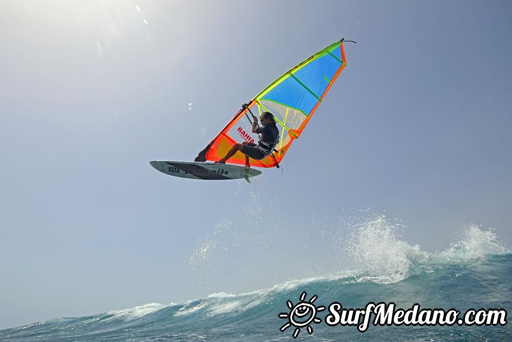  Wave windsurfing at El Cabezo in EL Medano 07-09-2017 Tenerife