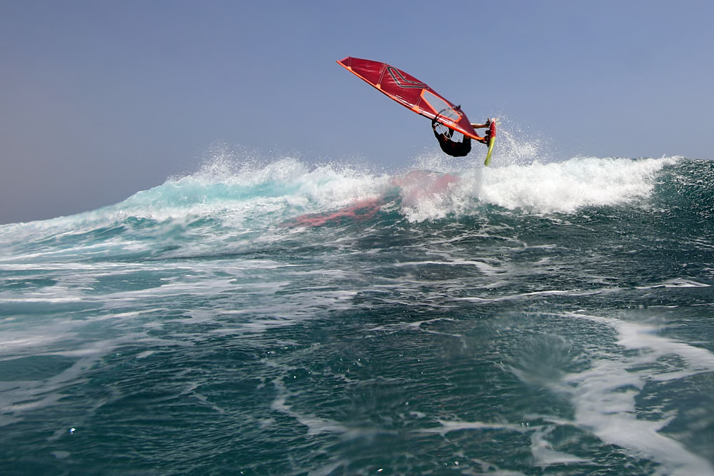  Wave windsurfing at El Cabezo in EL Medano 07-09-2017 Tenerife