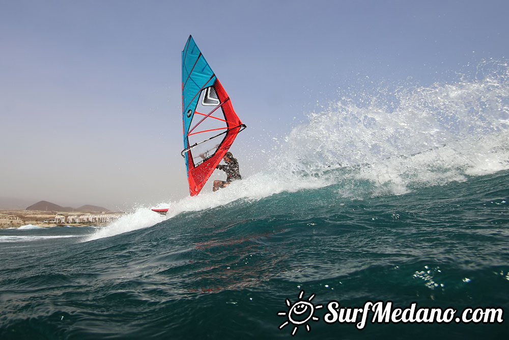  Wave windsurfing at El Cabezo in EL Medano 07-09-2017 Tenerife