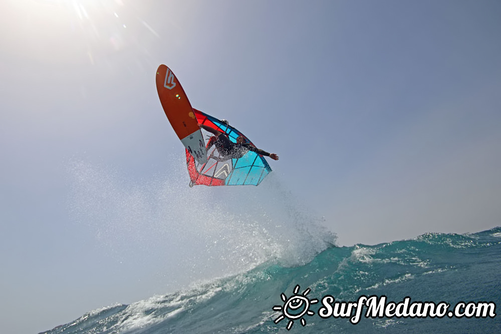  Wave windsurfing at El Cabezo in EL Medano 07-09-2017 Tenerife