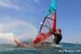 Windsurfing with 30 knots at TWS Playa Sur in El Medano Tenerife 16-09-2017