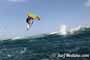 Windsurfing with 30 knots at TWS Playa Sur in El Medano Tenerife 16-09-2017