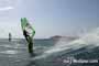 Windsurfing with 30 knots at TWS Playa Sur in El Medano Tenerife 16-09-2017