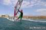 Windsurfing with 30 knots at TWS Playa Sur in El Medano Tenerife 16-09-2017