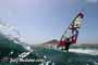 Windsurfing with 30 knots at TWS Playa Sur in El Medano Tenerife 16-09-2017