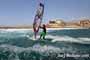 Windsurfing with 30 knots at TWS Playa Sur in El Medano Tenerife 16-09-2017