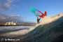 Sunset windsurfing at Harbour Wall in El Medano Tenerife 05-11-2017