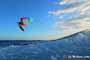 Sunset windsurfing at Harbour Wall in El Medano Tenerife 05-11-2017