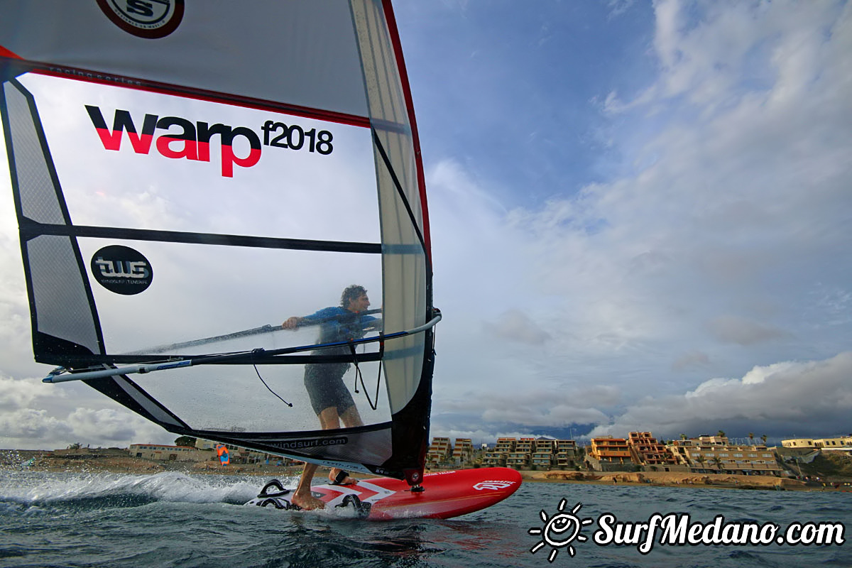 TWS gets Fast and Furious at 10 knots in El Medano Tenerife 29-11-2017 Tenerife