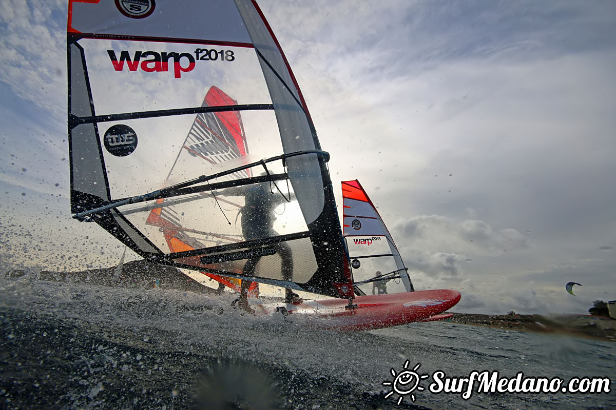 TWS gets Fast and Furious at 10 knots in El Medano Tenerife 29-11-2017 Tenerife