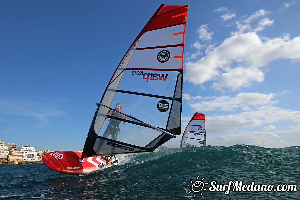 TWS new PRO slalom toys in El Medano Tenerife 04-12-2017 Tenerife