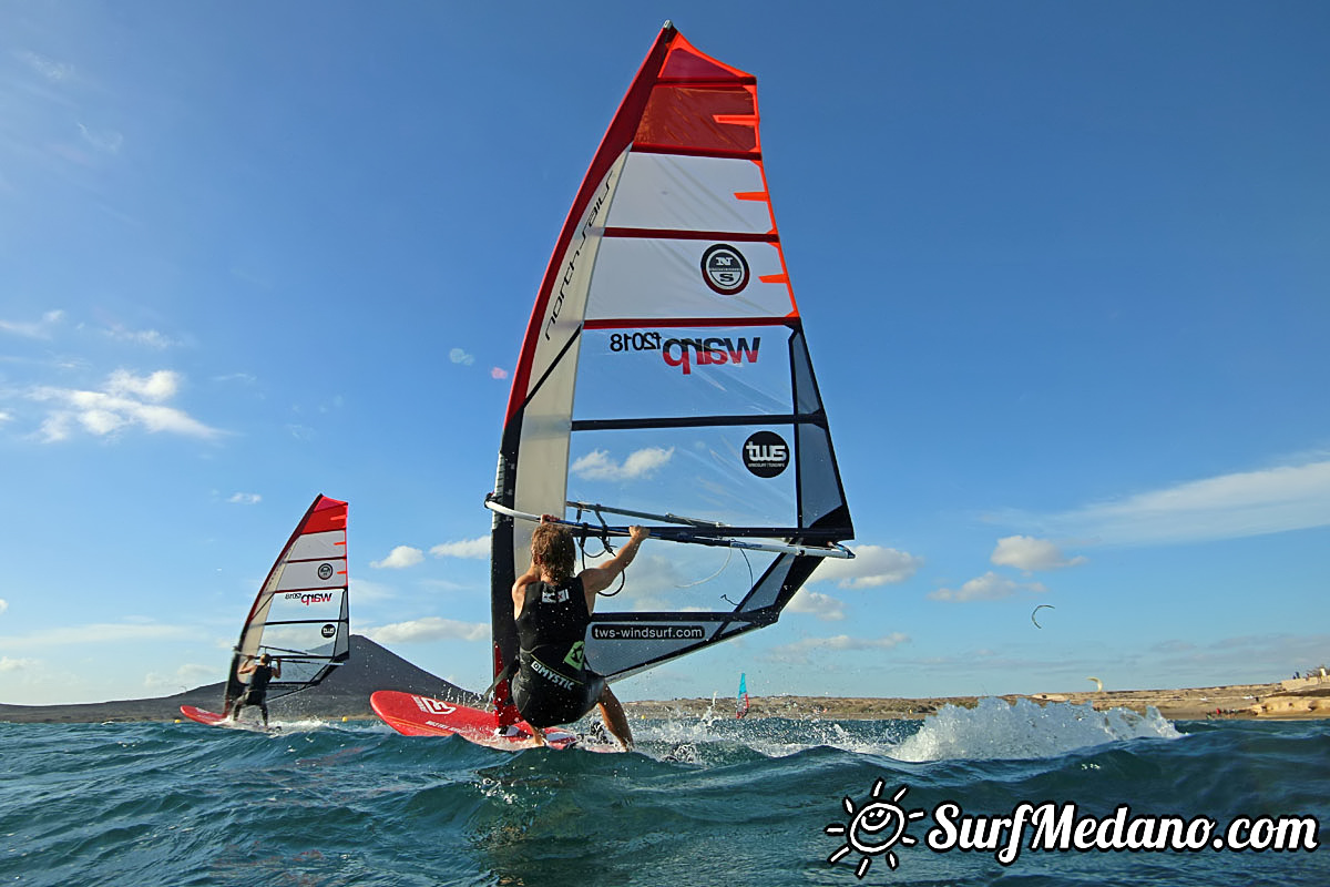 TWS new PRO slalom toys in El Medano Tenerife 04-12-2017 Tenerife