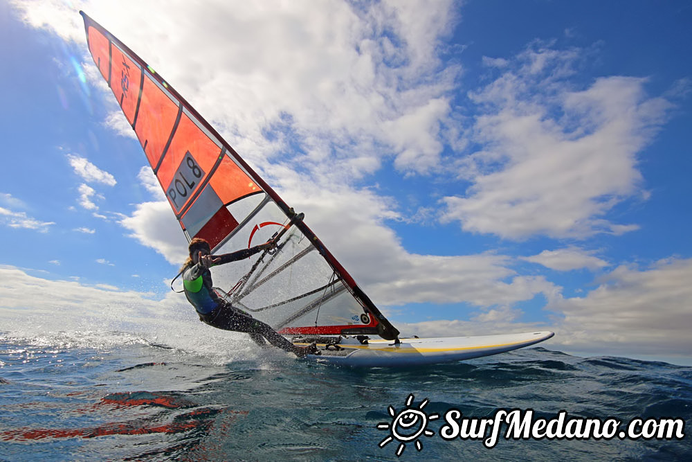  Word and Olimpic champion Zofia Klepacka POL-8 in El Medano 22-01-2017 Tenerife