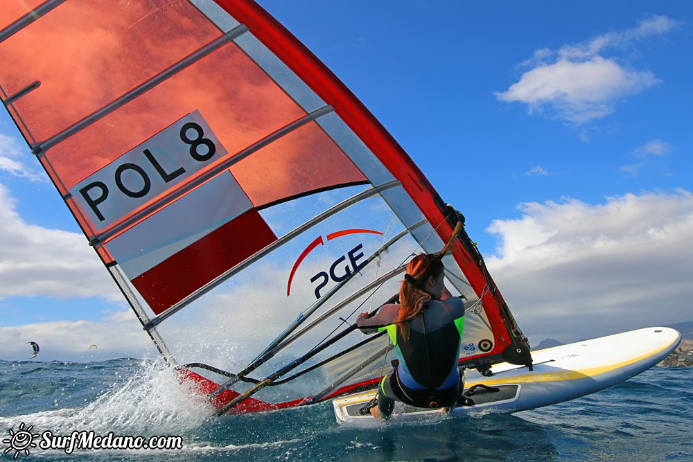  Word and Olimpic champion Zofia Klepacka POL-8 in El Medano 22-01-2017 Tenerife