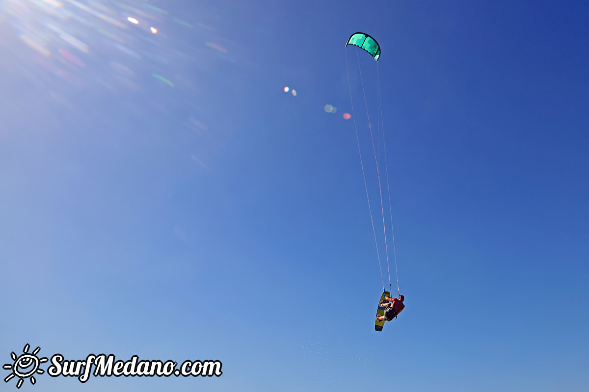 New Years Day windsurfing at El Cabezo in El Medano Tenerife 01-01-2018 Tenerife