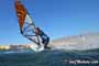 Wave windsurfing at El Cabezo in El Medano Tenerife 02-01-2018