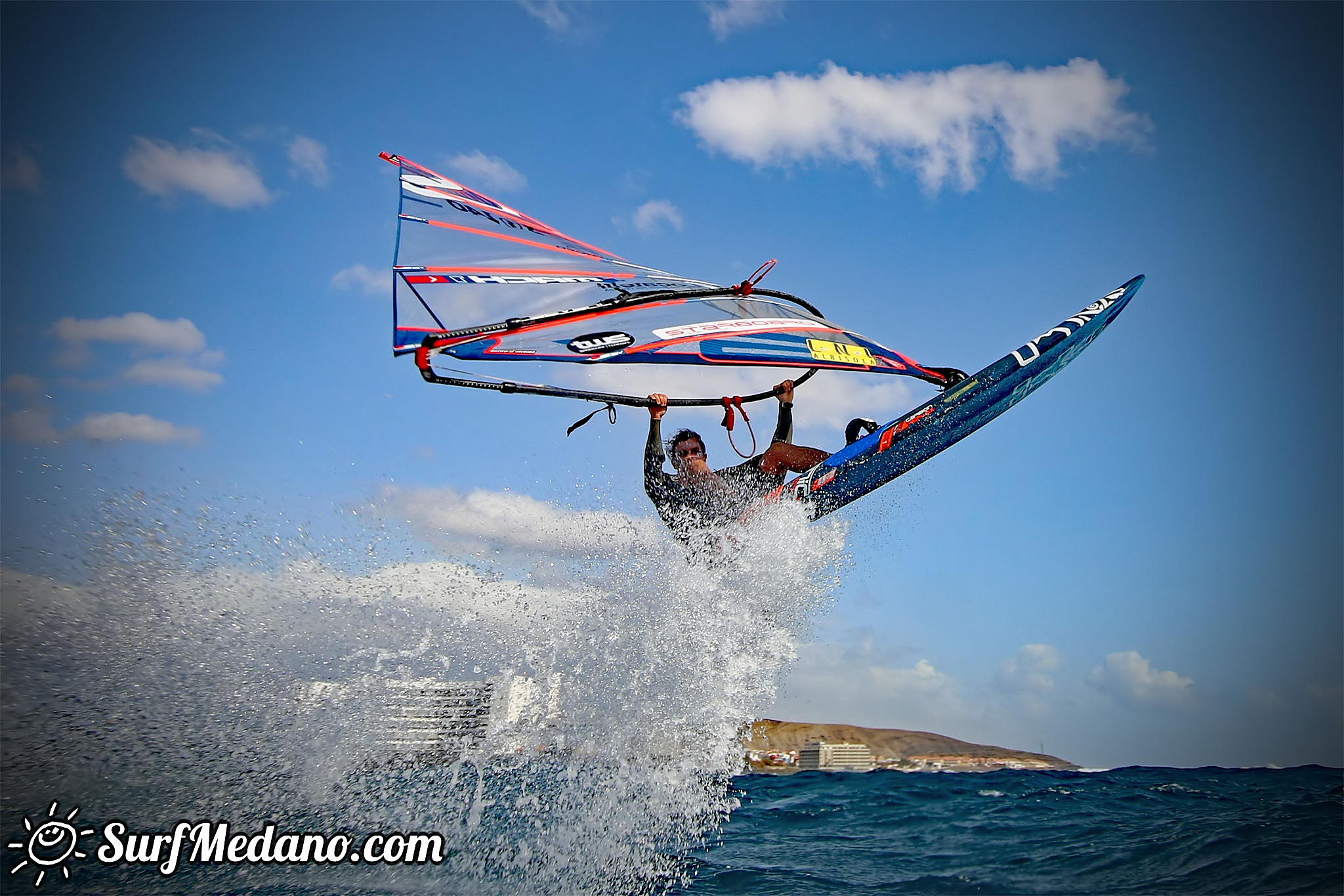 TWS Pro slalom windsurfing training in El Medano Tenerife 01-02-2018 Tenerife