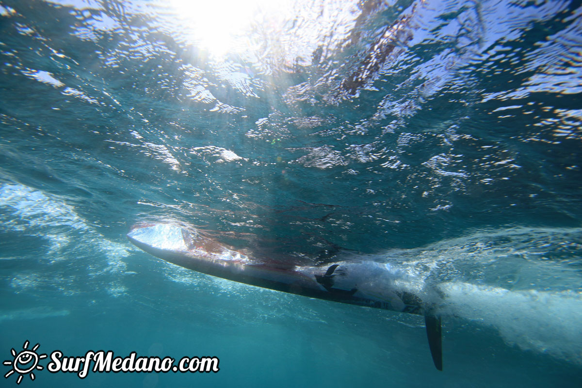 TWS Pro slalom windsurfing training in El Medano Tenerife 04-02-2018 Tenerife