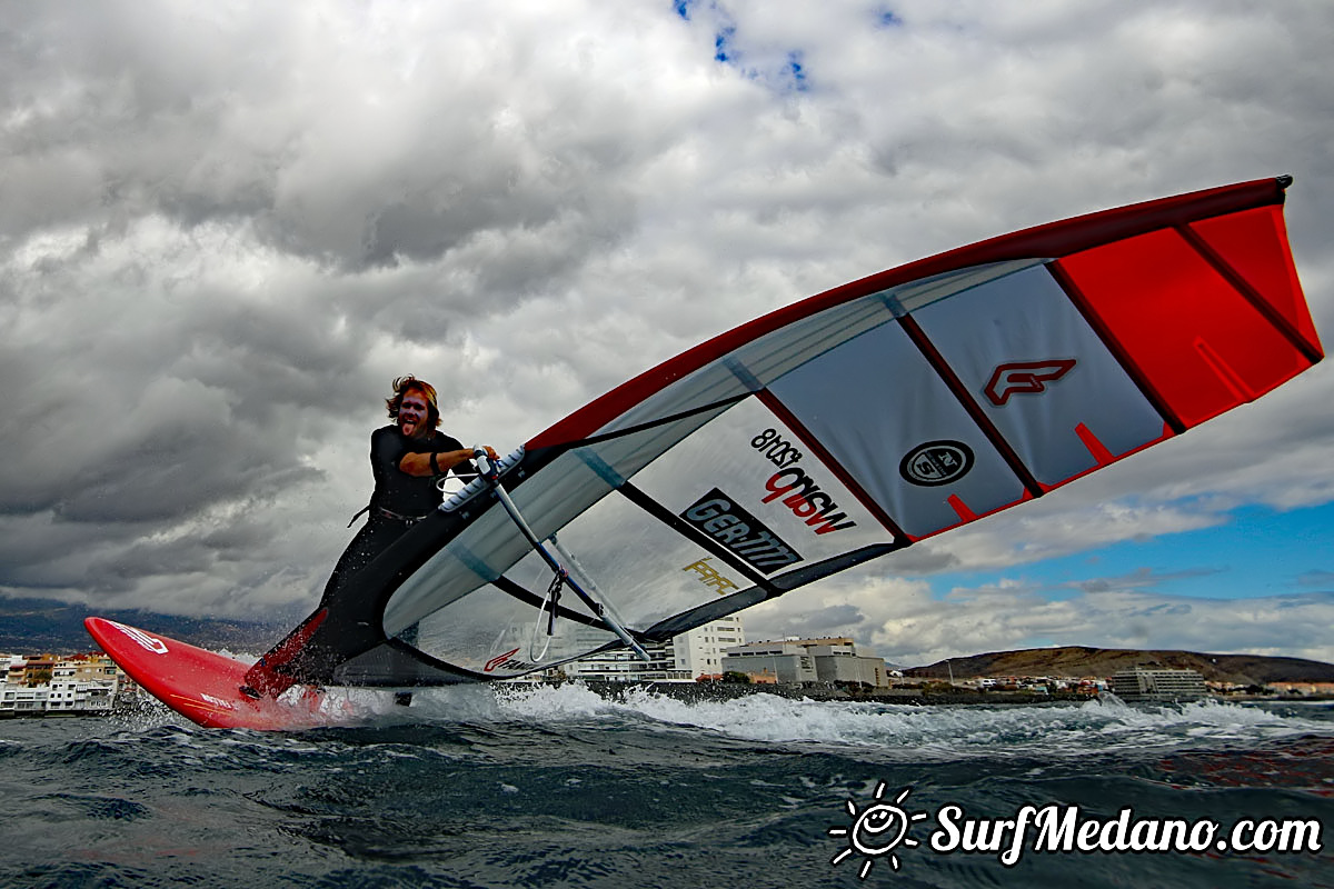 TWS Windsurf Pro Slalom training El Medano 19-02-2018 Tenerife