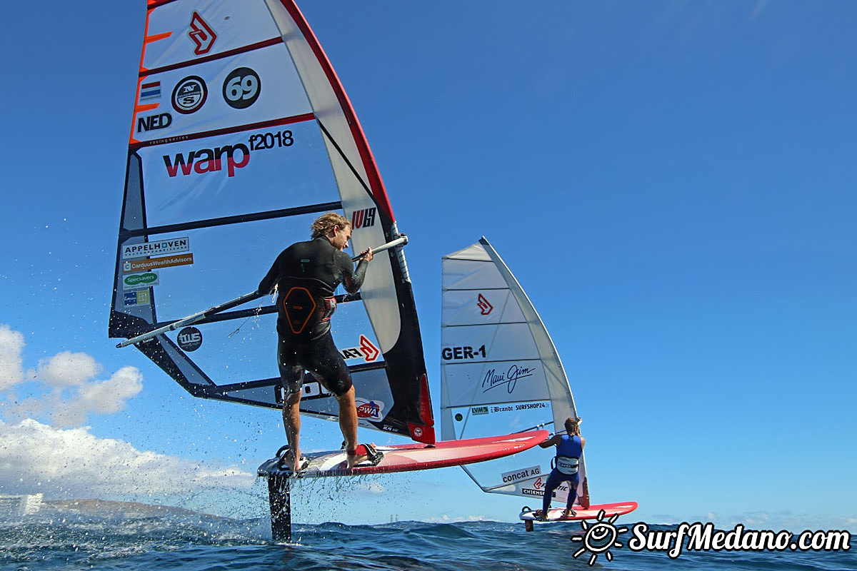 TWS Windsurf Pro Slalom training El Medano 19-02-2018 Tenerife