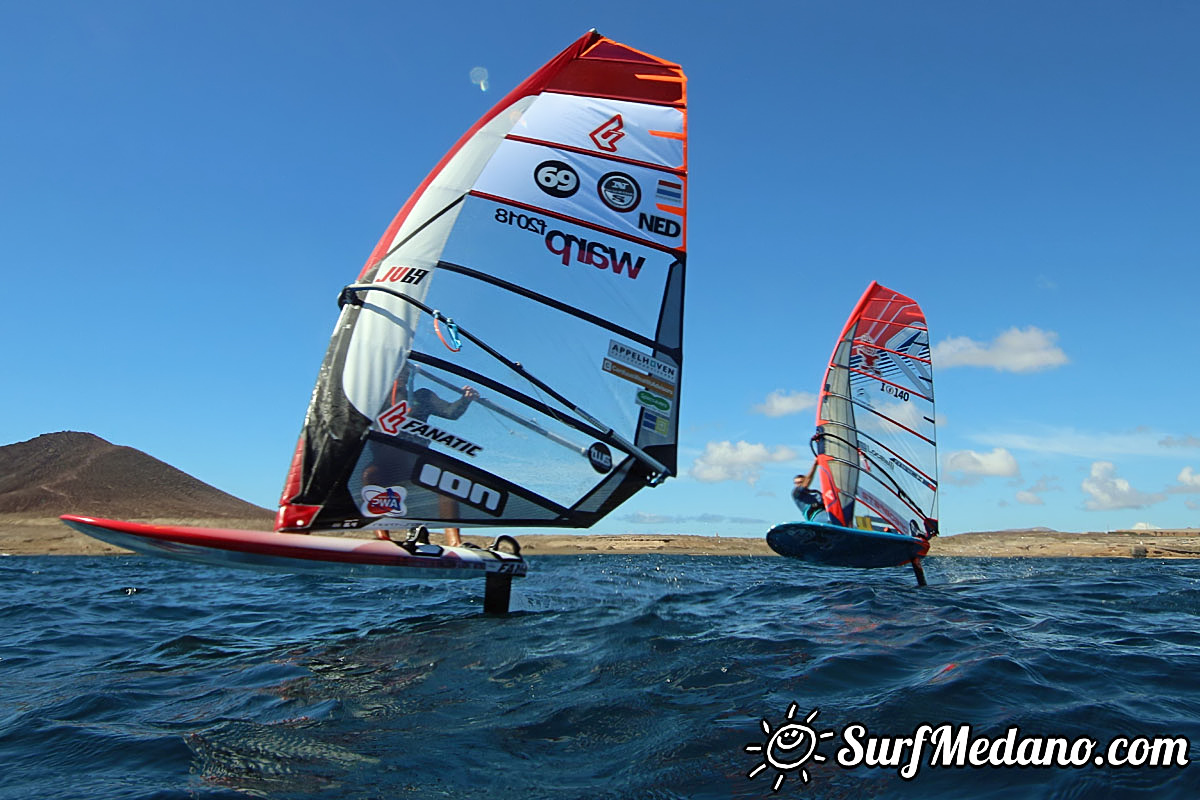 TWS Windsurf Pro Slalom training El Medano 19-02-2018 Tenerife