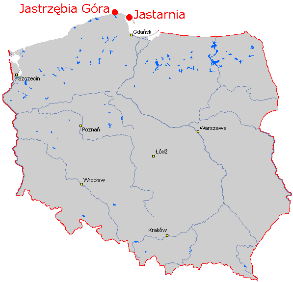 Mapa Polski